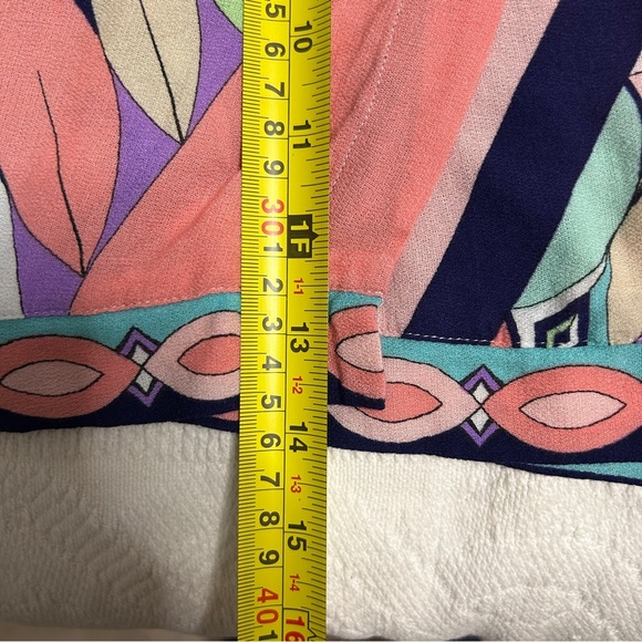 Trina Turk Tank Top Women's Size Medium Off The Shoulder Baby Doll Y2K Boho - Picture 12 of 13